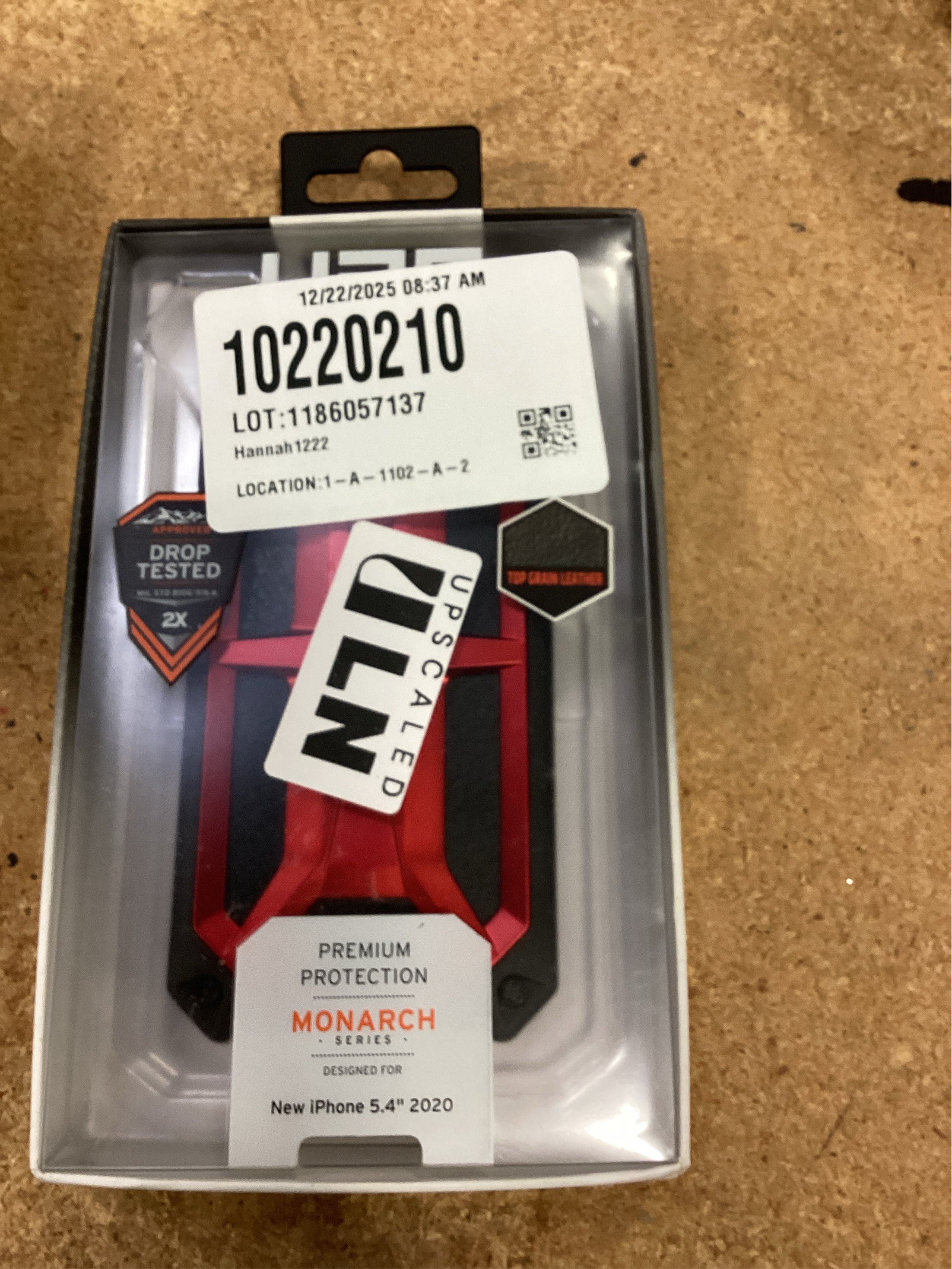 UAG - Monarch Series Hard Shell Case for iPhone 12 Mini - Crimson