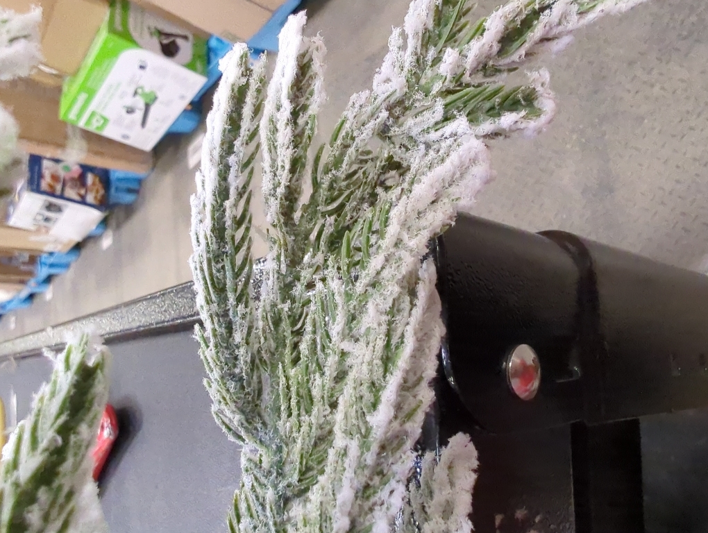 12 Pack Christmas Artificial Snow Norfolk Pine Branches 36 Inch Real Touch Faux Branches for Vase Realistic Greenery Pine Picks Suitable for DIY Crafts Holiday Garland Wreath Home Decoration