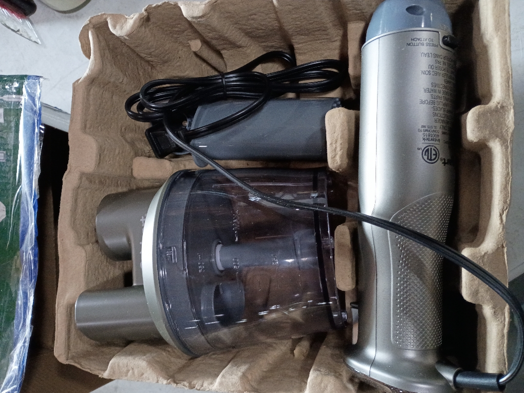 Cuisinart HB‑400PC Variable Speed Immersion Blender with Food Processor
