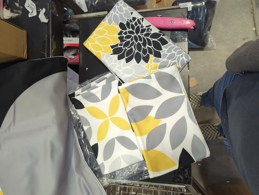 Throw Pillow Cover 20x20  Pillow Cover Set of 4 Square Pillow Case Decorative Pillows for Living Room Couch