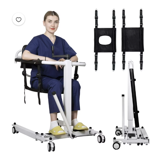 Patient Lift Transfer Chair, Foldable Patient Lift for Home Portable Lift Wheelchair for Car