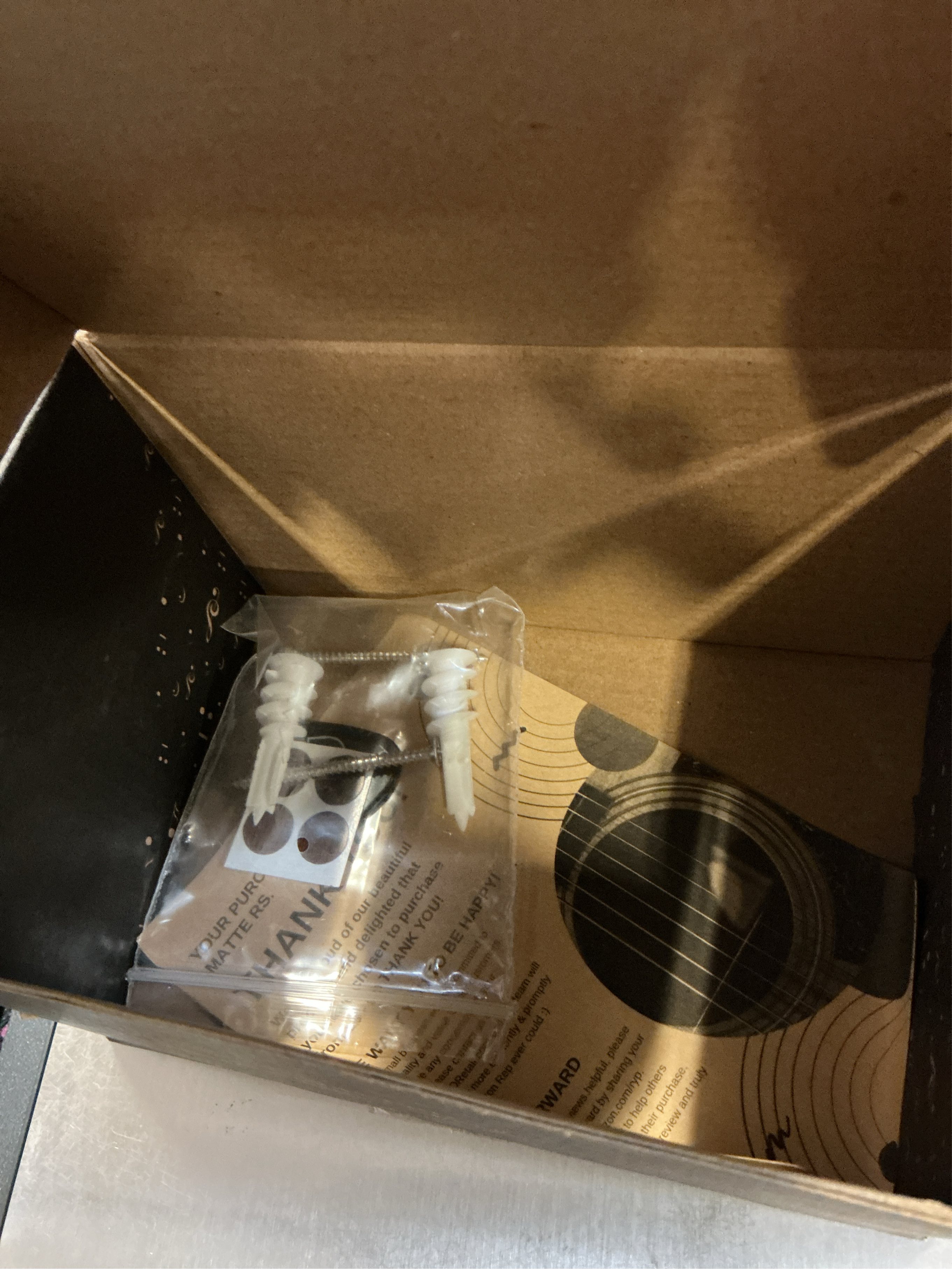 Guitar Wall Mount Hook: Modern Design Walnut Wood Guitar Hanger for Storage & Display. Heavy Duty Ply Guitar Holder for The Wall. Hangers Stand for Acoustic Guitars, Ukulele, Bass, Violin, Cello