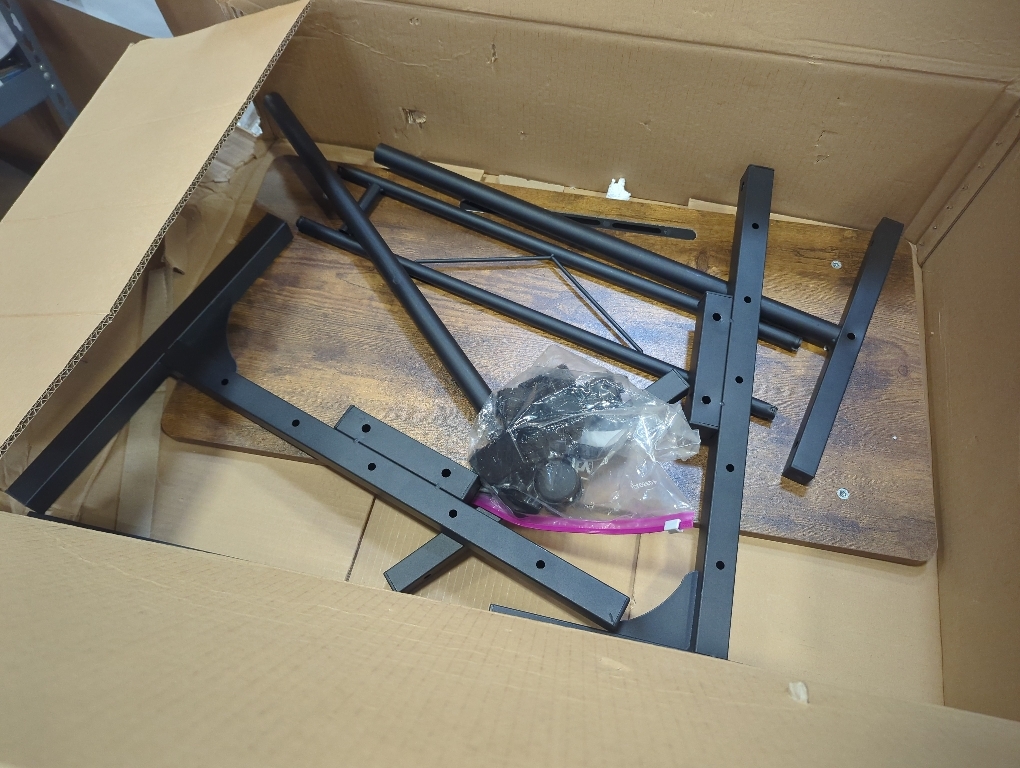 Size 32 Small Standing Desk Adjustable Height, Mobile Stand Up Desk with Wheels, 32 Inch Portable Rolling Desks for Walking Pad Treadmill Wood Rustic