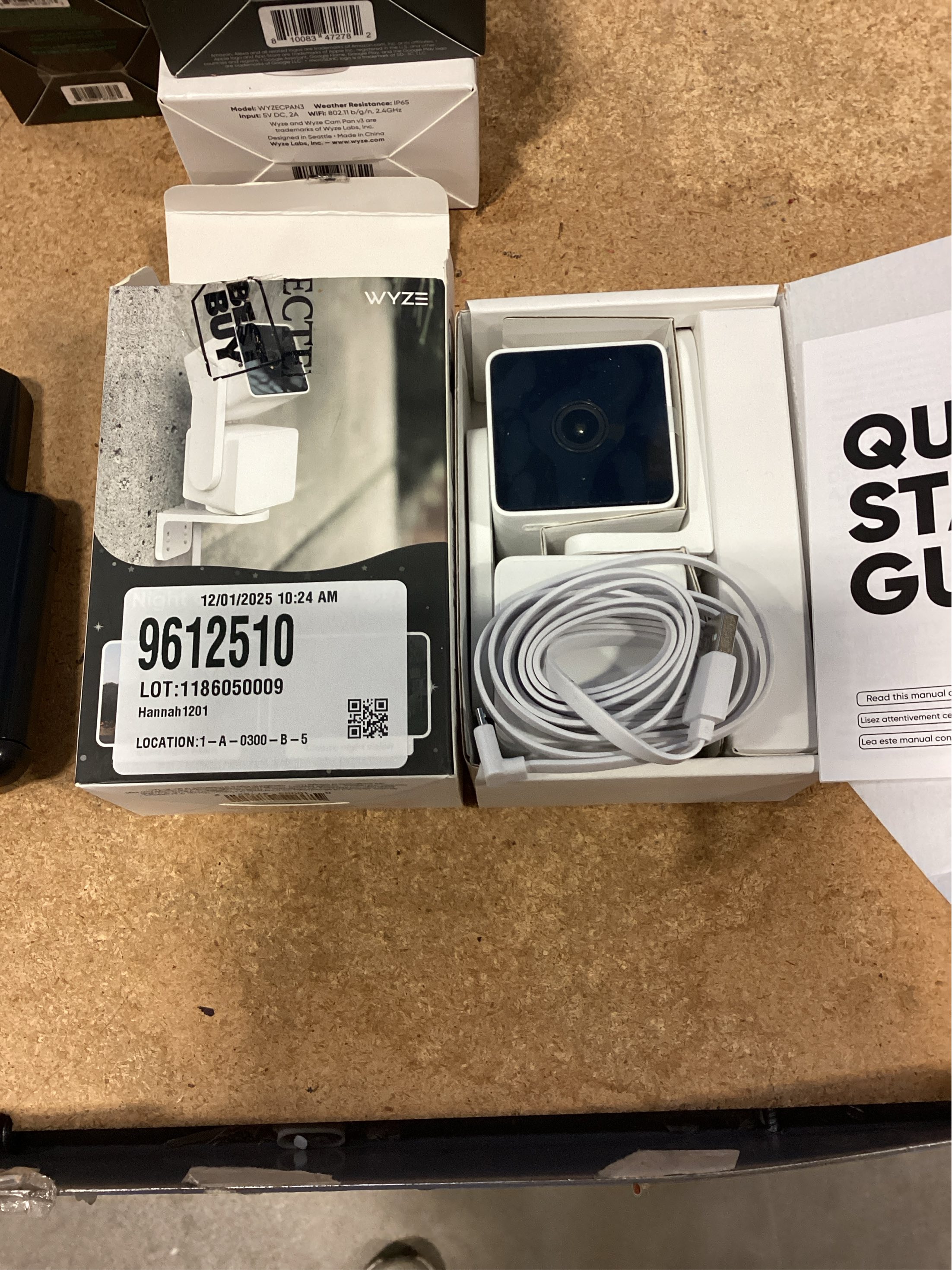 Wyze Pan v3 Wired Indoor/Outdoor 1080P HD Home Security Camera with Privacy Mode