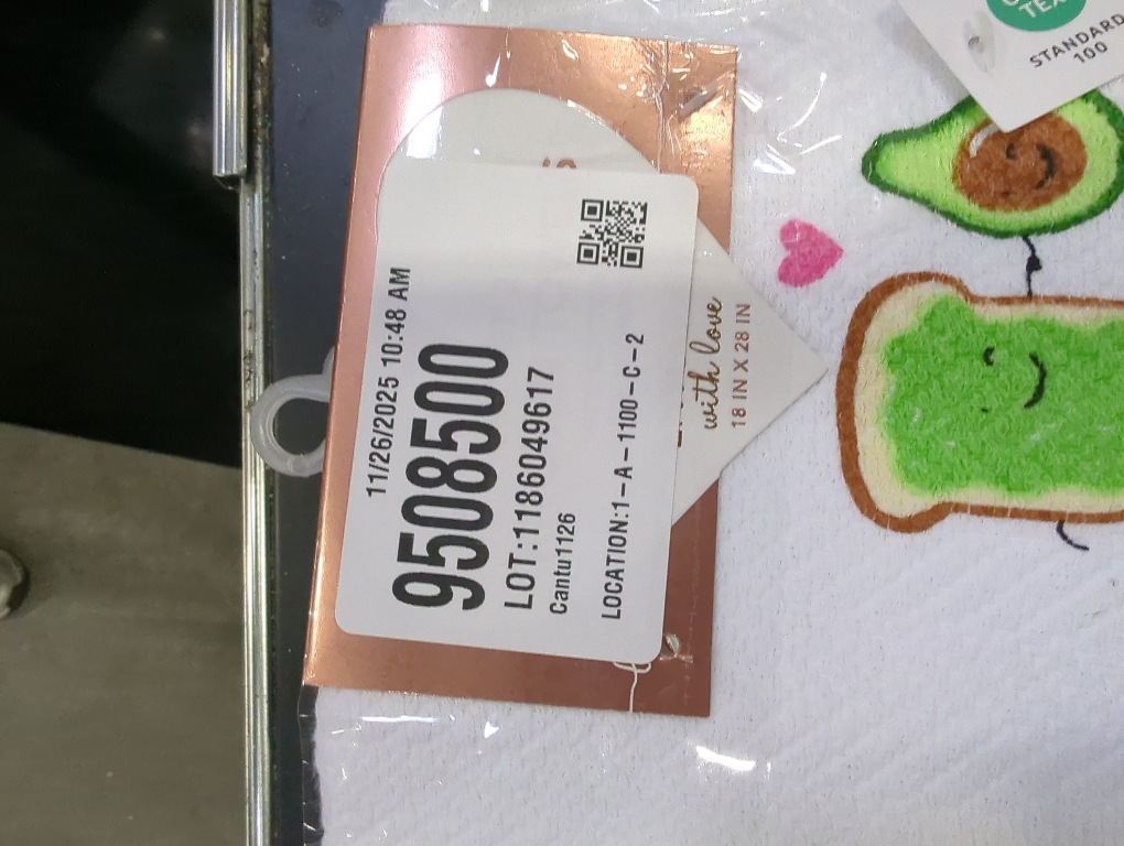 Envogue With Love Set Of 4 Avacado Kitchen Towels