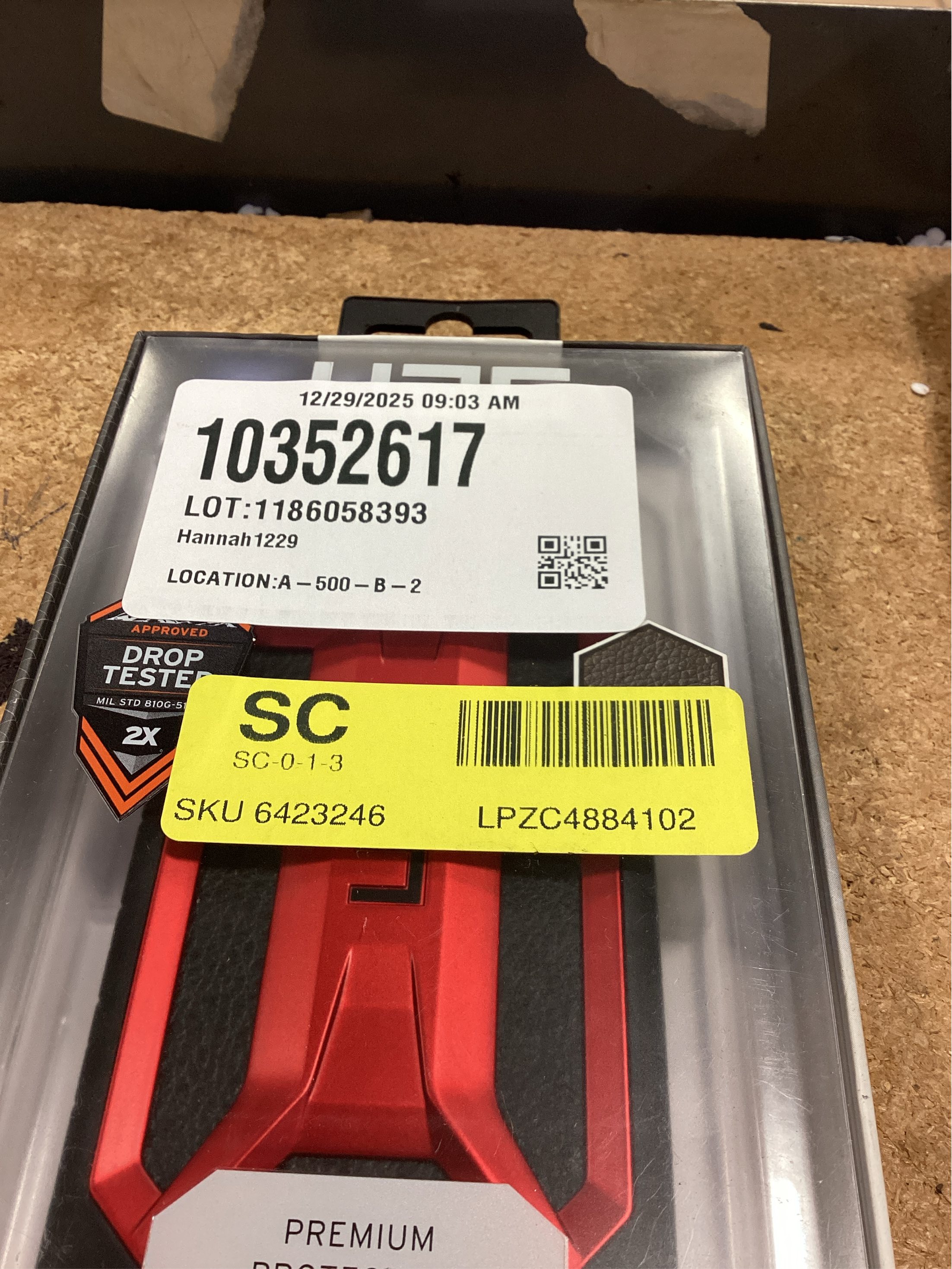 UAG - Monarch Series Hard Shell Case for iPhone 12 Mini - Crimson