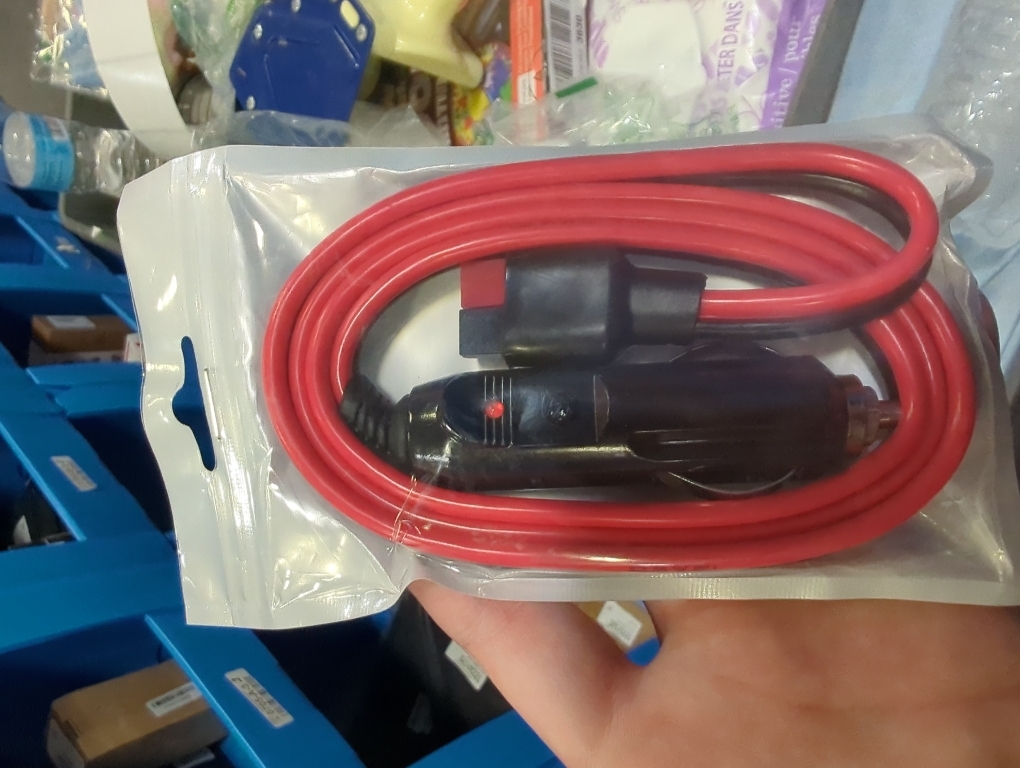 15A Car Cigarette Lighter Plug 3.3ft/1m Extension Cable14AWG Battery Charger Adapter 45A Connector Compatible with Anderson Powerpole