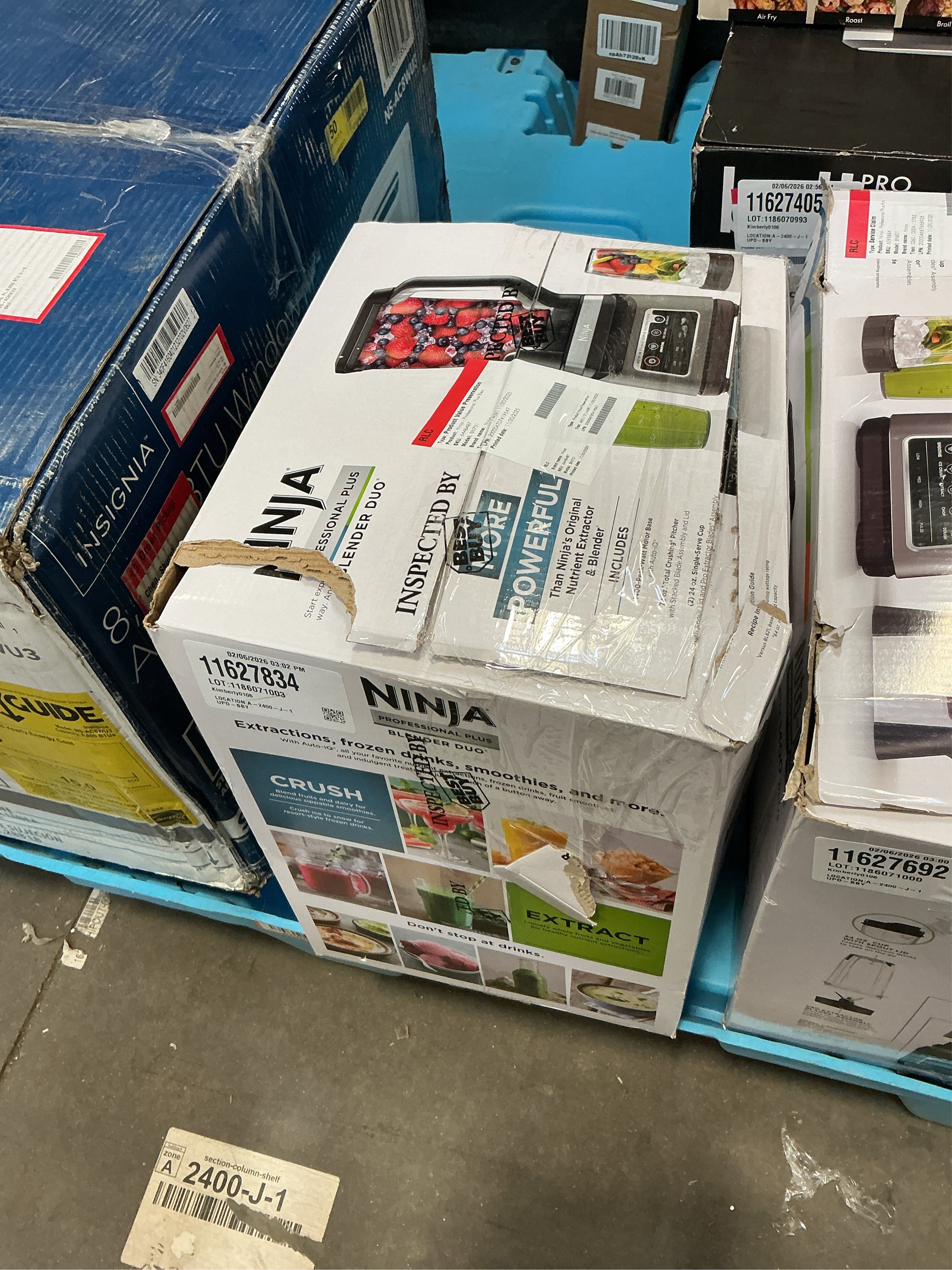 Ninja Professional Plus Duo 72-oz 4-Speed Countertop Blender (Black, Stainless Steel)