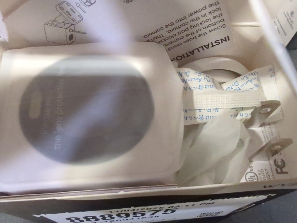 Color White Wyze Cam OG Plug-in Indoor and Outdoor Smart-Enabled Security Camera