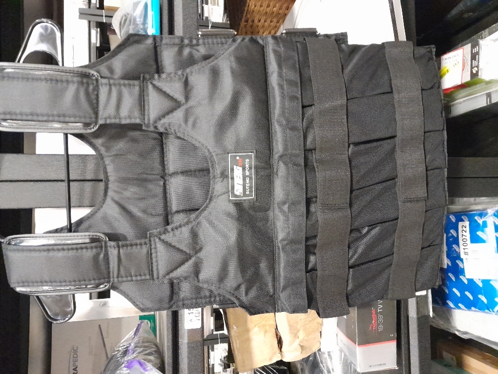 Adjustable Weighted Vest 110lbs - Weighted Workout Vest ***VEST ONLY ***Heavy Duty Weighted Exercise Vest For Functional Training, Slim Design Weighted Running Vest, Weight Vest for Men and Women