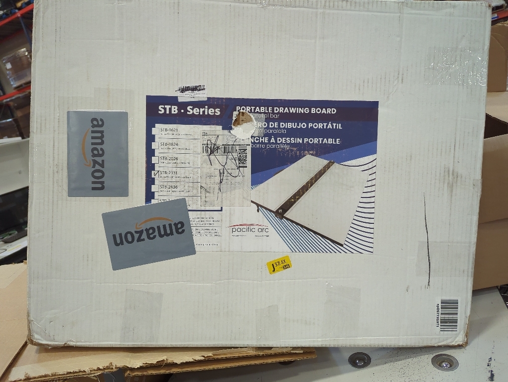 Acurit Multi-Angled 20”x26” PXB Drawing Board for Artists and Designers - Portable Tabletop Workspace, Drawing, Sketching, Drafting, Painting - Portable Laminated Surface w/Ruler & Parallel Motion Bar