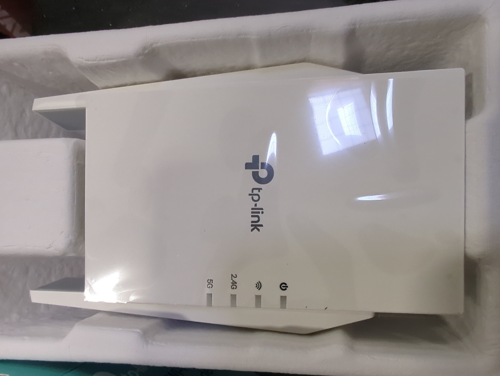 TP-Link AX1500 WiFi 6 Extender, Up to 1500Mbps, Next-Gen Dual Band WiFi Booster, WiFi Repeater with Gigabit Port, Access Point Mode, 2 External Antennas, Easy Set-Up, OneMesh Compatiable(RE505X)