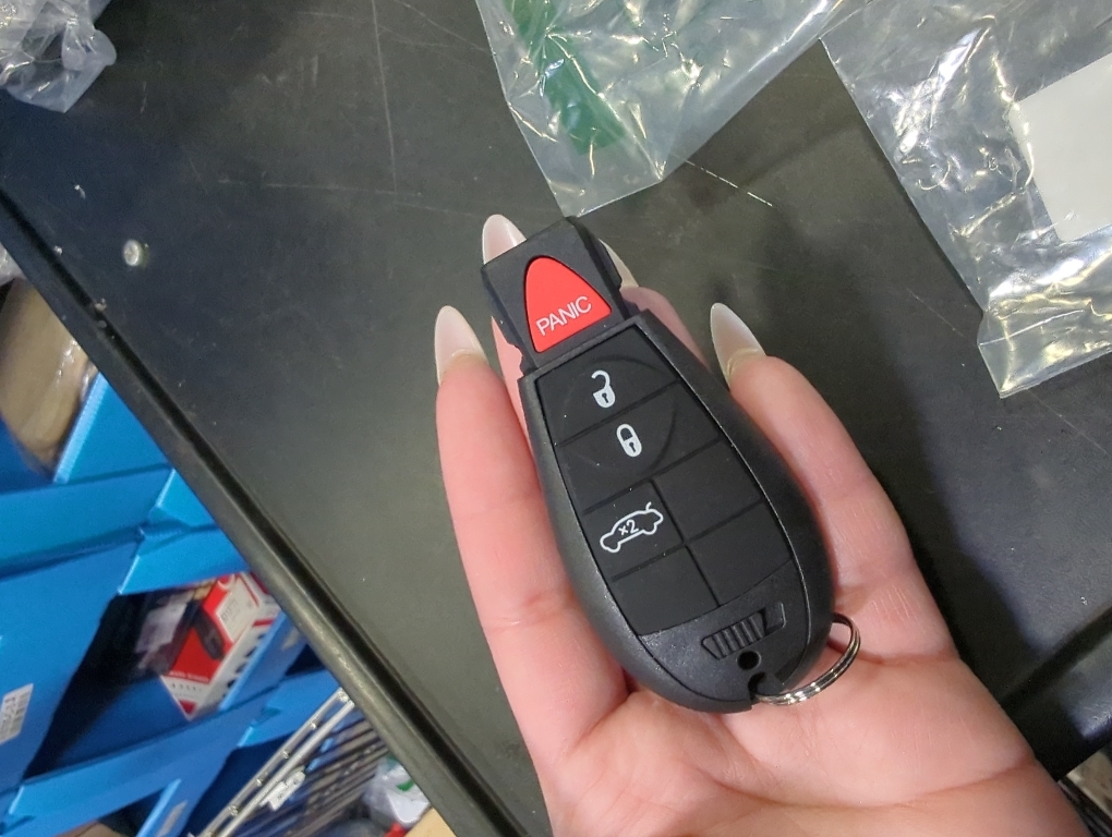 Replacement Key Fob Cover Case fit for 2013-2018 Dodge Ram 1500 2500 3500 Keyless Entry Remote Key Fob Shell GQ4-53T