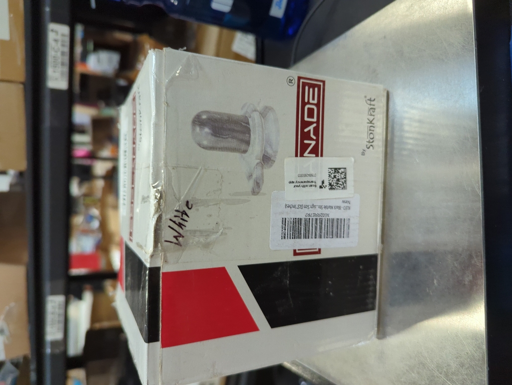 Black Marble Stone Shiva Lingam Shiv Ling Idol Murti Statue Baahubali Design Size (3.5 Inches)