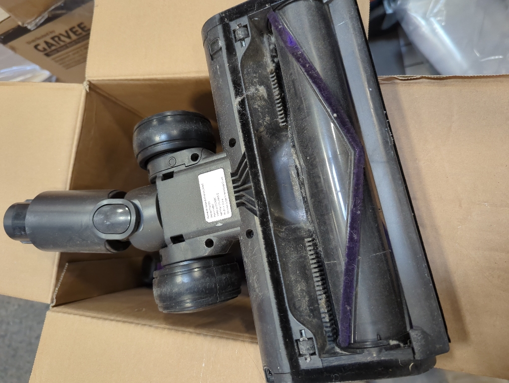 BISSELL PowerClean Swivel Head Cordless Stick Vacuum 4342 10.5 Cleaning Path BLACK/PURPLE