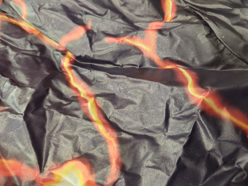 COMIN 6FT Long Halloween Inflatables Headless Horseman Outdoor Decorations Blow Up Lightning Horse Yard with Built-in LEDs for Indoor Party Garden Lawn Decor