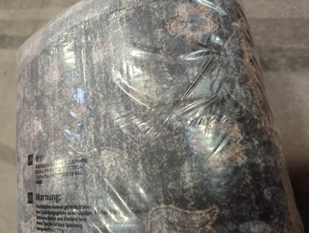 GarveeHome 10x13 Washable Vintage Living Room Area Rug: Vintage Machine Washable Area Rug for Living Room Indoor Large Non-Slip Bedroom Carpet Low Pile Stain Resistant Dining Room Carpet Blue&Brown