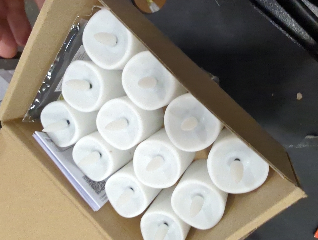 12 Pack Timer LED Flameless Votive Tealights