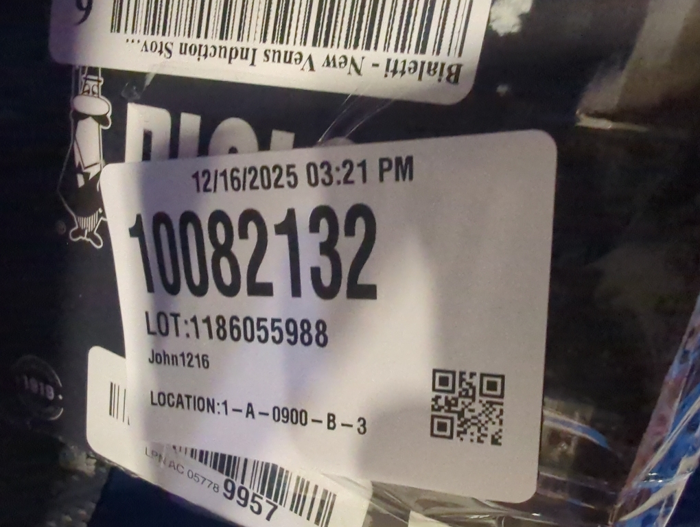 Size 6 cups Bialetti - New Venus Induction, Stovetop Coffee Maker, Suitable for all Types of Hobs, Stainless Steel, 6 Cups (7.9 Oz), Silver