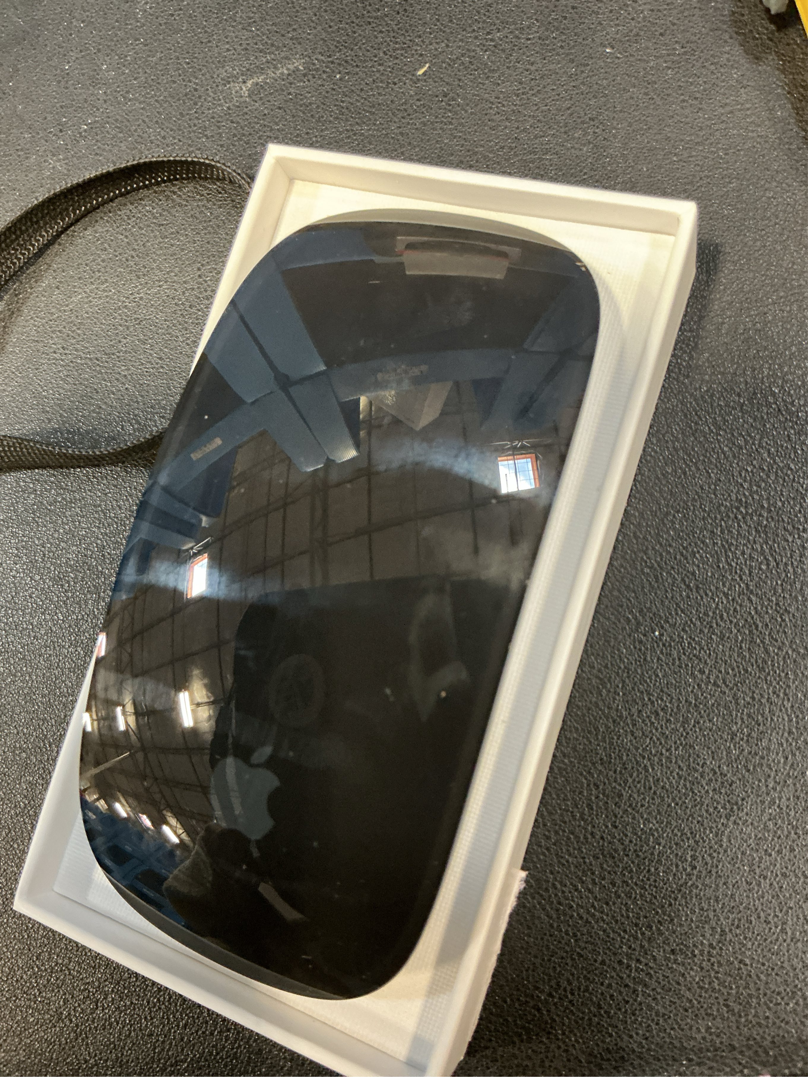 Apple Magic Mouse ​​​​​​​ (Wireless, Rechargable) - Black Multi-Touch Surface (Renewed)