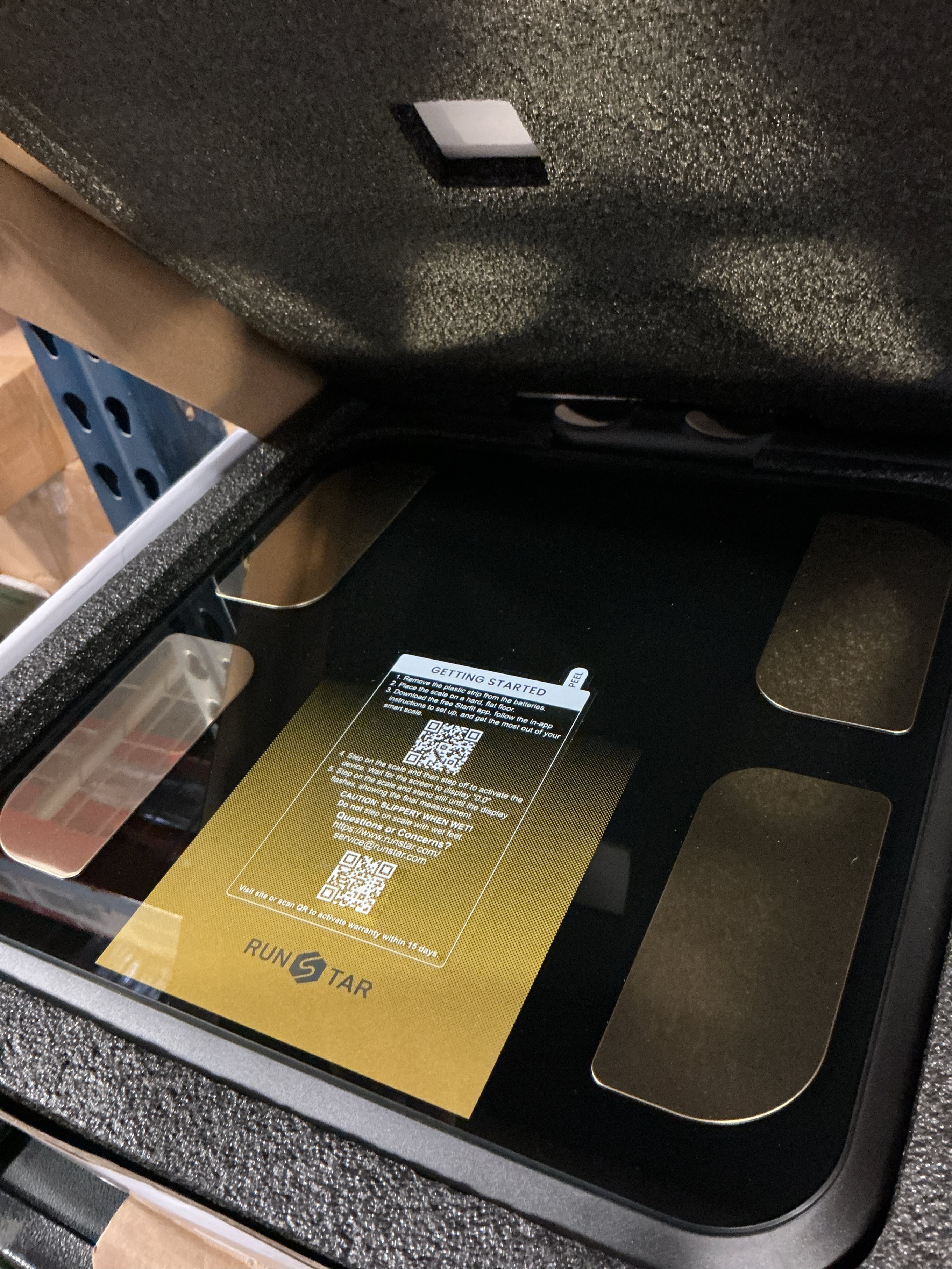 RunStar Smart Scale for Body Weight, Full-Body Bathroom Scale with 8 Electrodes for BMI, Muscle Mass, 3-Metric Display, High-Accuracy Body Composition