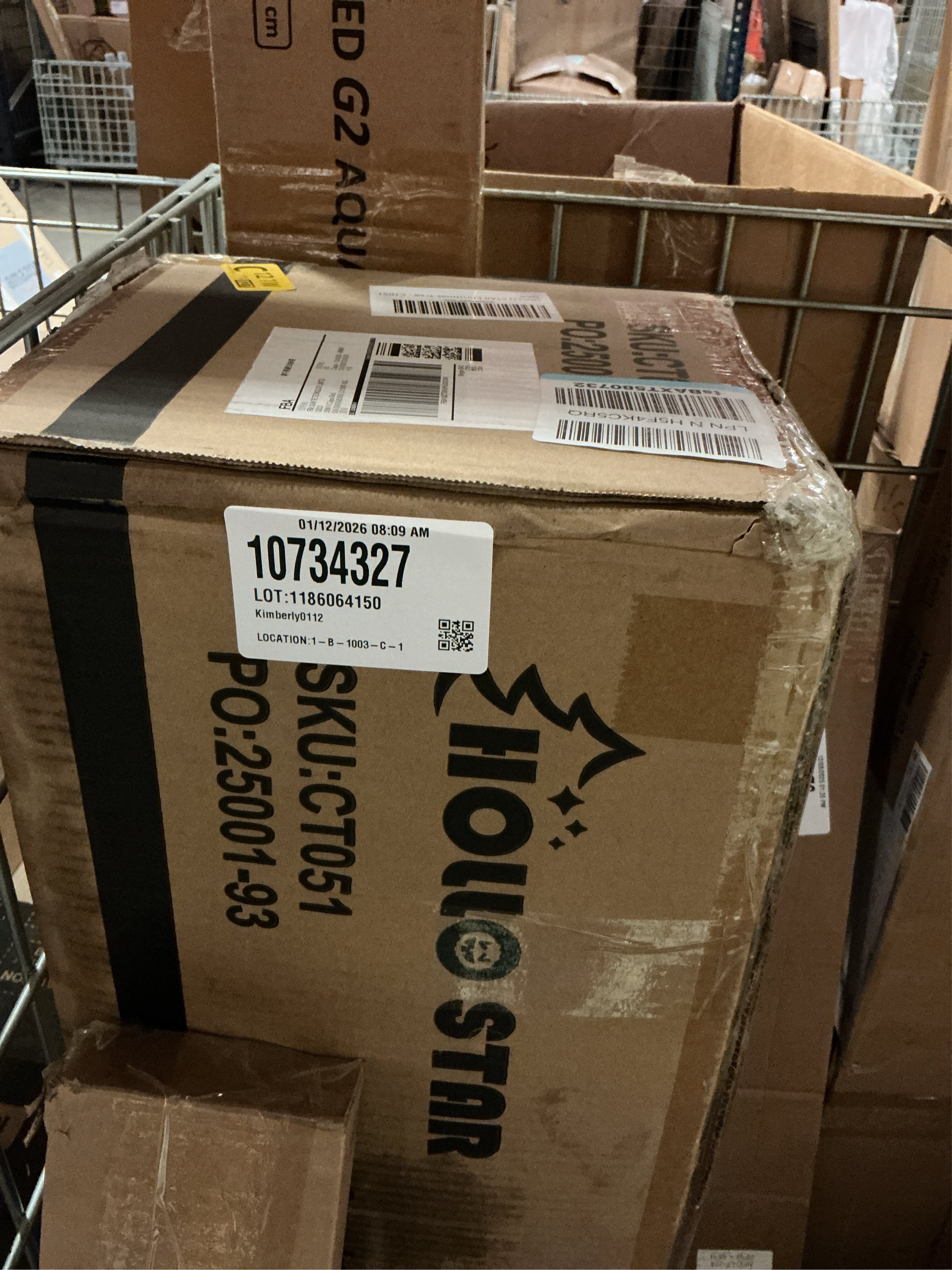 HOLLO STAR 7.5 ft Flocked Prelit Christmas Tree with 348 LED Lights, App Control, Skinny Artificial Pencil Christmas Tree, Multi-Color RGBW Lights, 960 Branch Tips, for Small Space, Home, Party