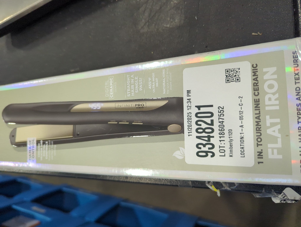 Conair InfinitiPRO 1-in. Tourmaline Ceramic Flat Iron