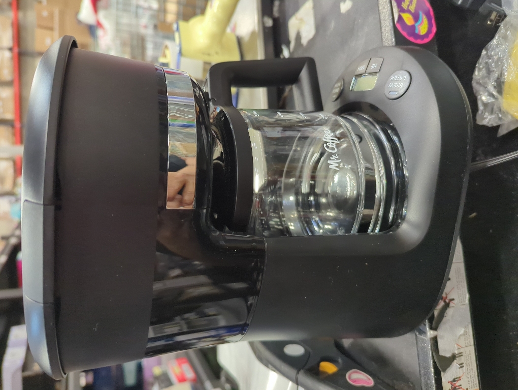 Mr. Coffee 5-Cup Programmable Coffee Maker Black: Drip Coffee Machine, Electric, Dishwasher-Safe, Paper Filter, 25 oz Capacity