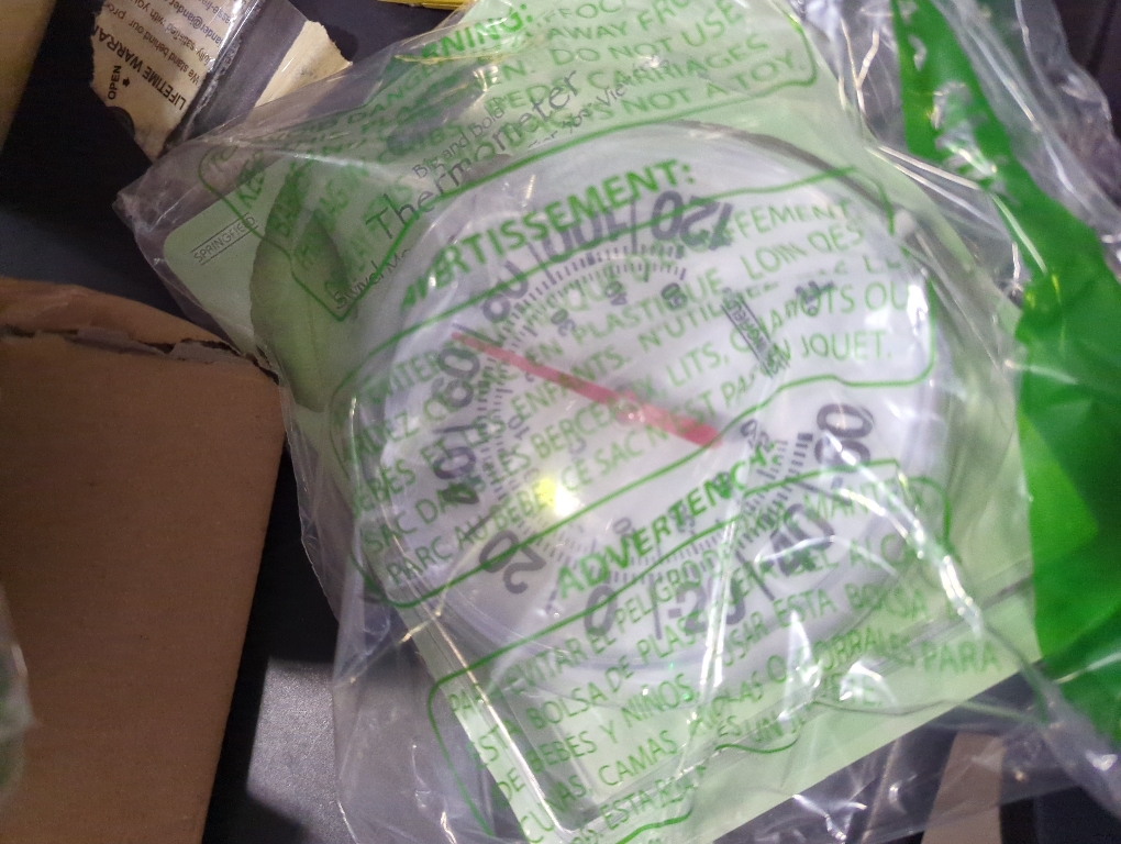 5-1/4 Diameter Outdoor Thermometer, Taylor Precision, 90100-000-000