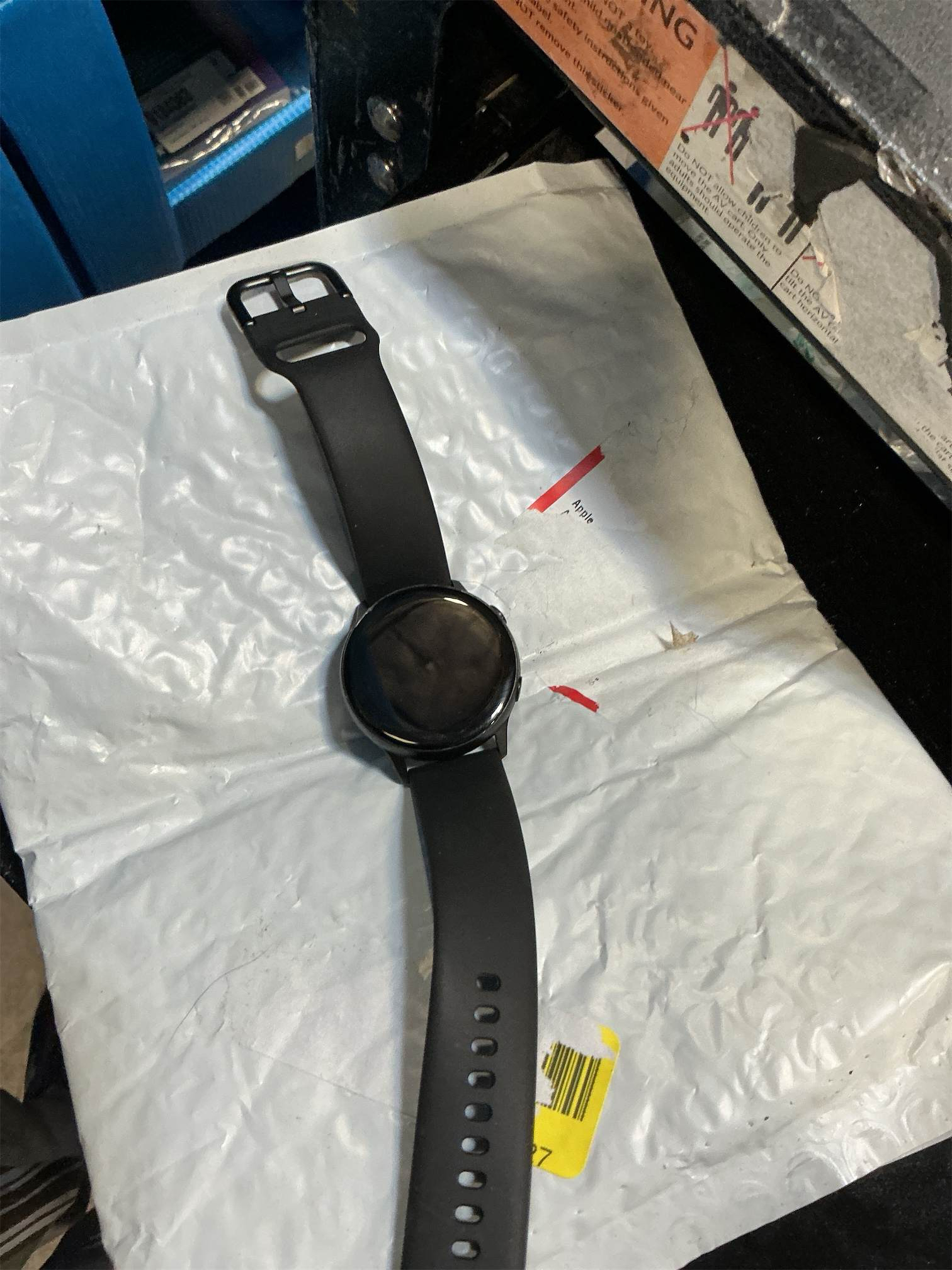 Smart Watch for Women Men, 5ATM Waterproof Smartwatch for Android and iOS Phones, Fitness Tracker Watch with 100  Sports Modes, Heart Rate Monitor Pedometer Sleep Monitor, Black