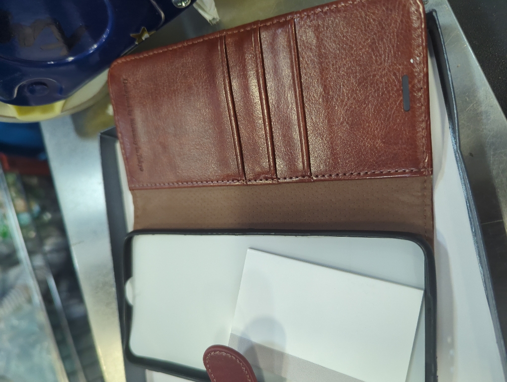 MONASAY Wallet Case Compatible for Galaxy S21 5G, 6.2 inch,[Screen Protector Included][RFID Blocking] Flip Folio Leather Cell Phone Cover with Credit Card Holder, Brown