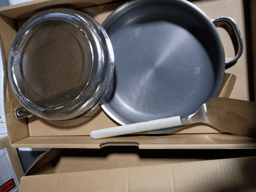 Our Place 3pc Titanium 10.5 Always Pan Pro W/ Chrome Color
