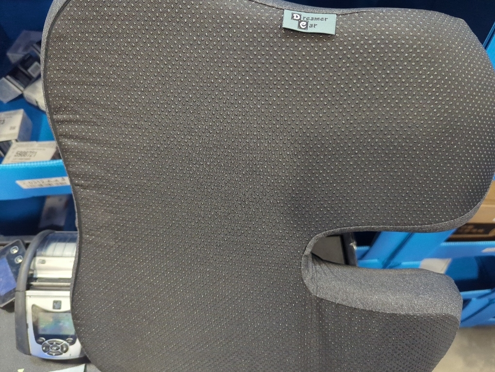 Dreamer Car Seat Cushion, Wide & Soft Support Memory Foam Cushion for Office Chair, Desk Chair, Car Seat, Airplane, Ergonomic Sciatica, Hip & Tailbone Pain Relief Cushion for Long Sitting