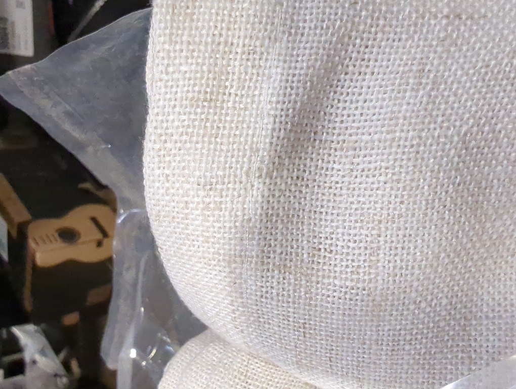 MIULEE Natural White Linen Curtains 80 Inch Length 2 Panels for Bedroom Living Room, Soft Thick Linen Textured Window Drapes Semi Sheer Light Filtering Back Tab Rod Pocket Burlap Look Decor