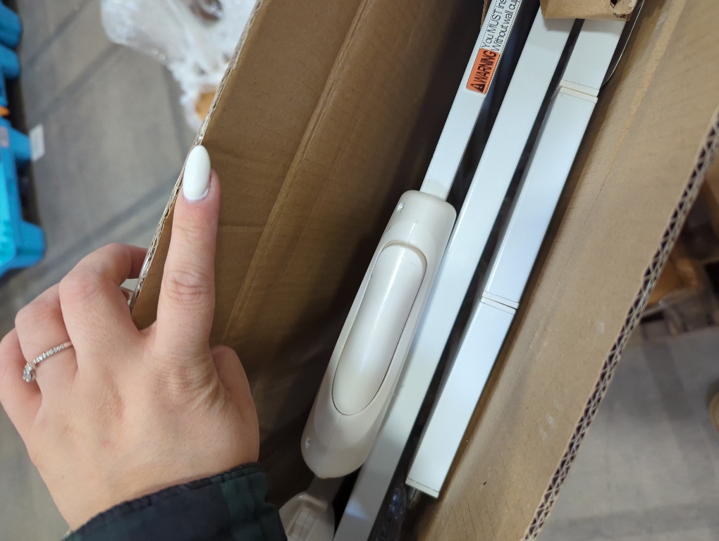 WAOWAO 71.65-85.03 Baby Gate Extra Wide Pressure Mounted Walk Through Swing Auto Close Safety Metal White Toddler Kids Child Dog Pet Puppy for Stairs,Doorways,Kitchen