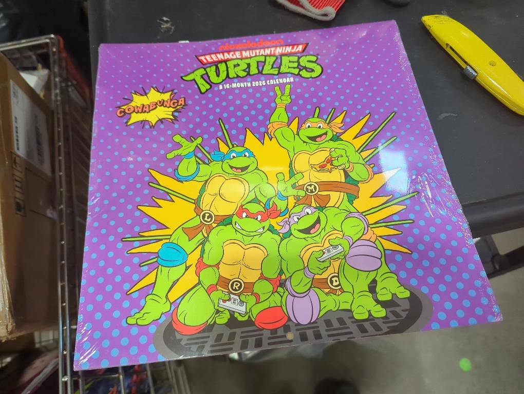 Teenage mutant ninja turtles calendar 2026