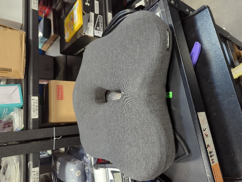 Memory Foam Office Chair Cushion Car Seat Support Waist Pillow Massage Lumbar Orthopedic Pillow Buttock Coccyx Cushion Back Pads(Lake Blue)