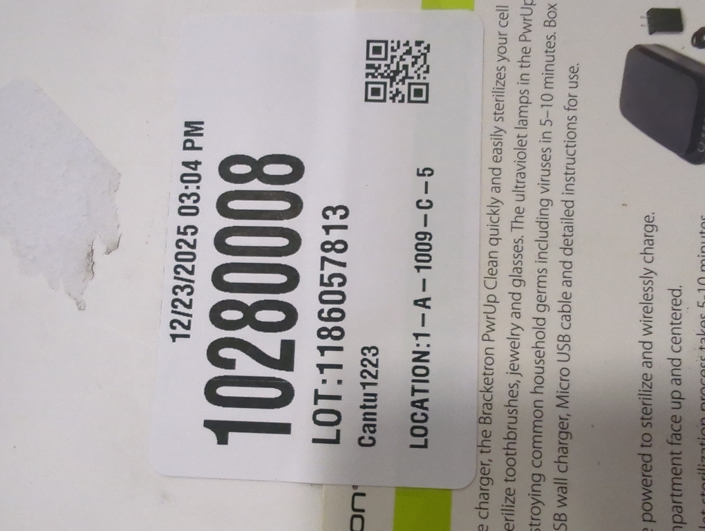 Bracketron Power Up Clean Up Wireless Phone Charger and Sanitizer