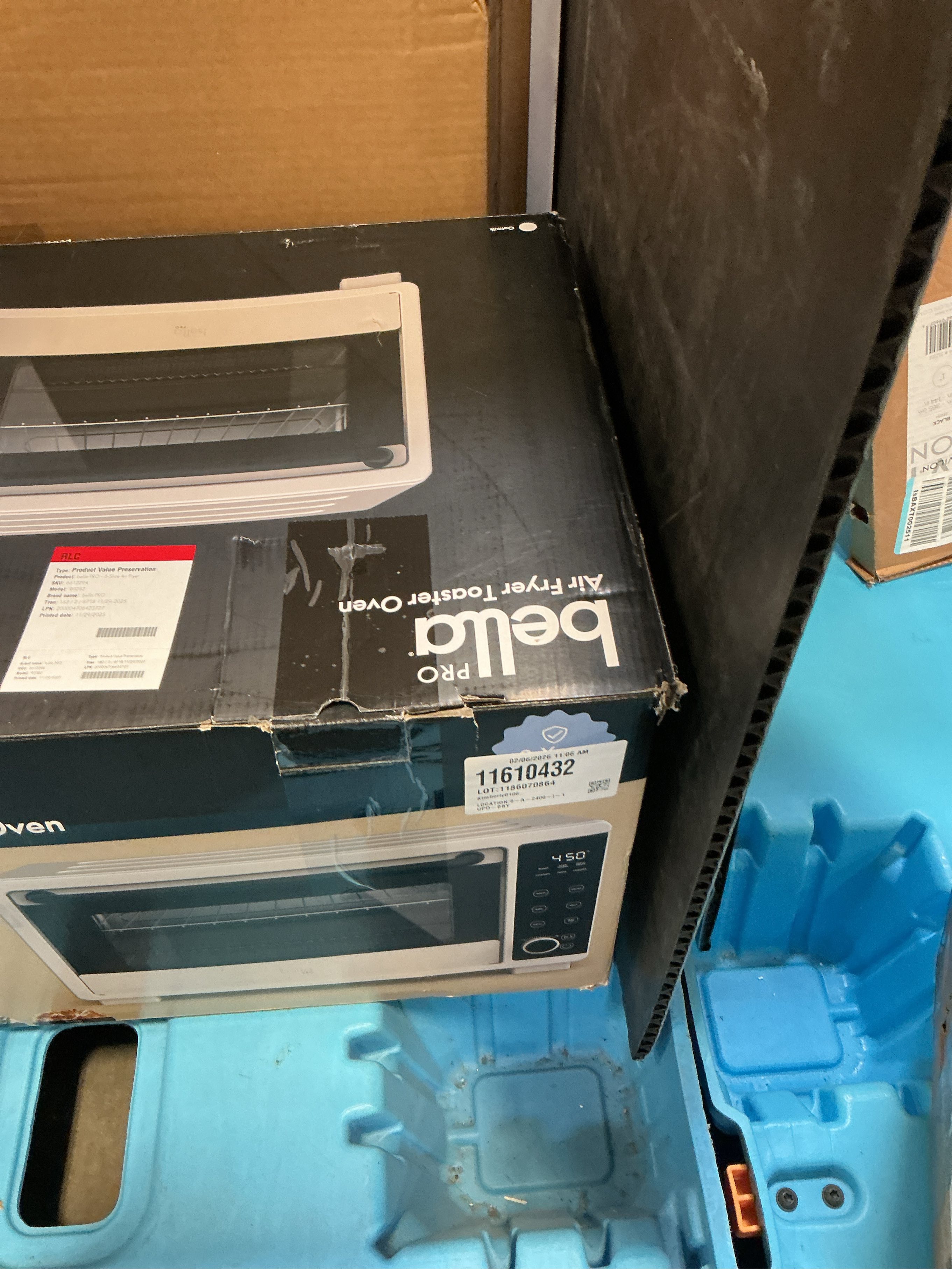 Bella PRO - 6-Slice Air Fryer Toaster Oven (0.88 Cu. Ft.) - Oatmilk