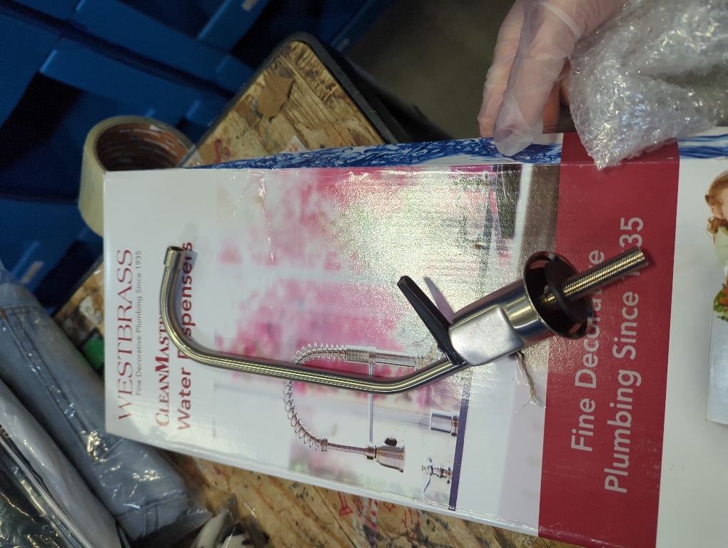 8 in. Touch-Flo Style Pure Cold Water Dispenser Faucet, Satin Nickel