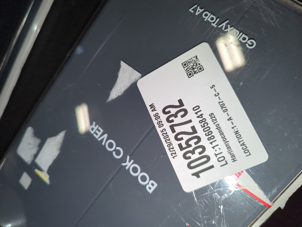 Samsung Electronics Tab A7 Bookcover - Grey (EF-BT500PJEGUJ)