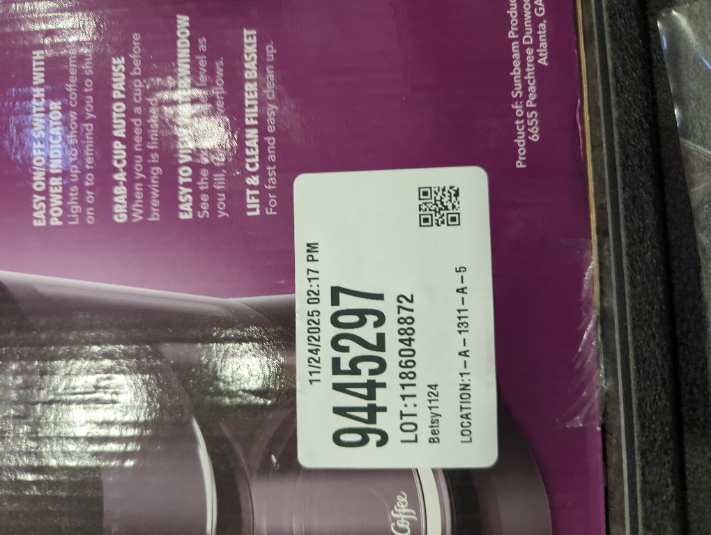 Mr. Coffee 12-Cup Switch Coffee Maker Black