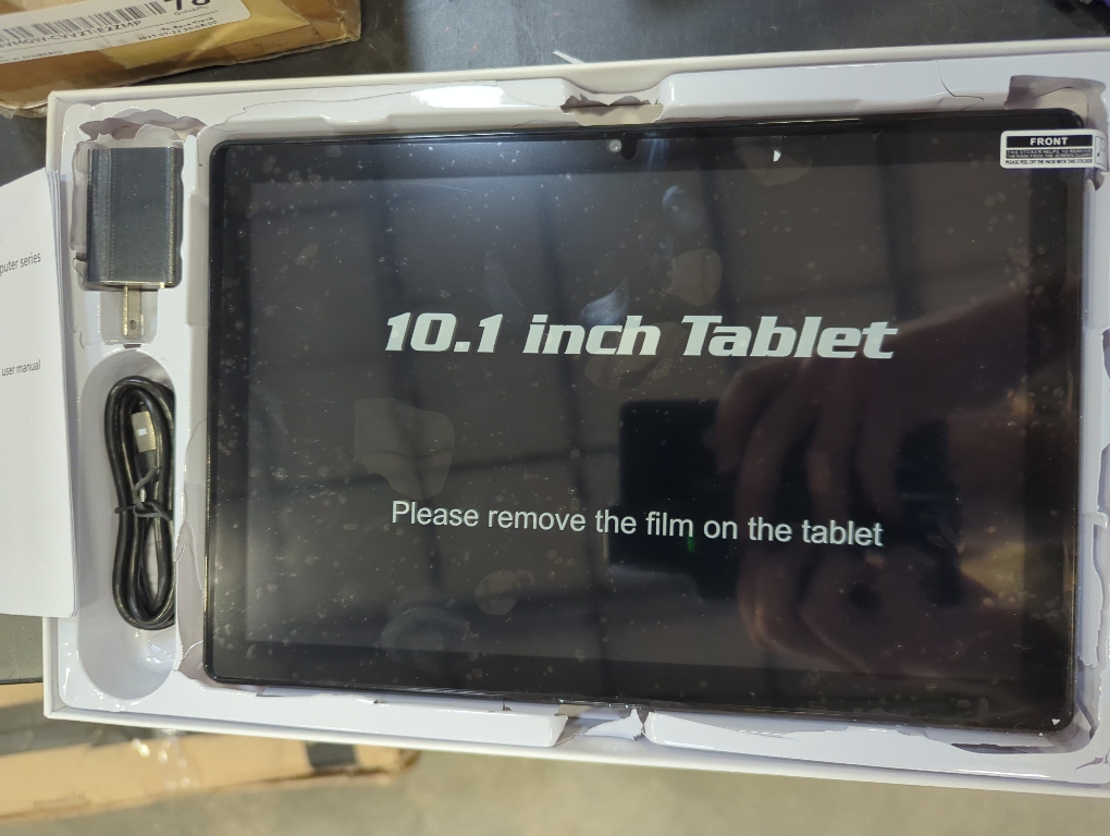 VOLENTEX 10 Inch Android 15 Tablet, 10.1 Touch Screen IPS HD Display, 64GB Pad, 2MP 8MP Dual Lens, WiFi6 Bluetooth, 6000mAh Battery (Gray)