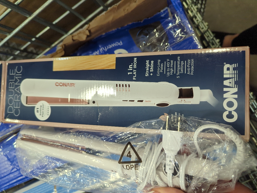 Conair Double Ceramic Rose Gold 1 Flat Iron