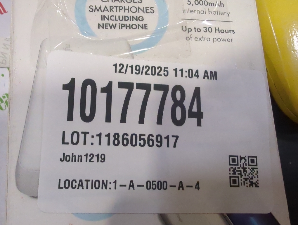 myCharge 5000mAh Power & Go Power Bank - White