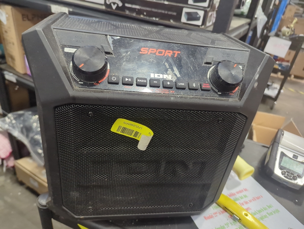 ION Audio Sport Go Tailgate Portable PA Speaker - Black