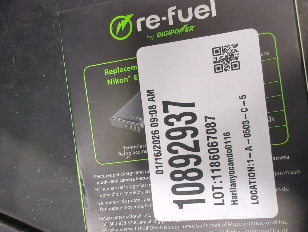 Digipower - Re-Fuel Rechargeable Lithium-Ion Replacement Battery for Nikon EN-EL23