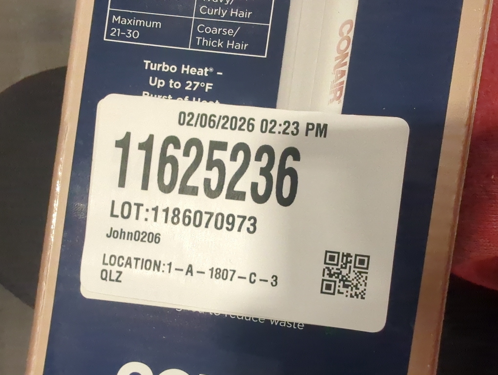 Conair Double Ceramic Gentle Rose Gold 1 Inch Curling Iron