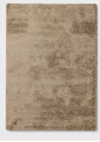 4' x 6' Brown Area Rug