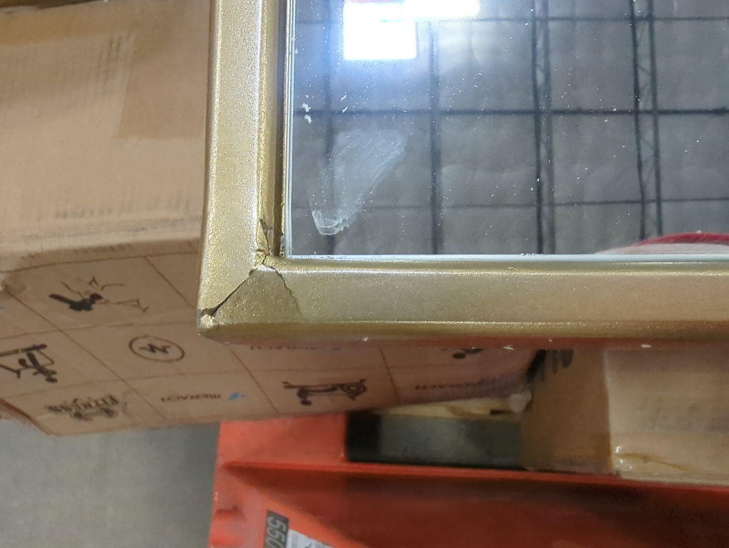 Size 70 x100 cm Mirror Simple Bathroom Mirror Bedroom Vanity Mirror Special-Shaped Makeup Mirror Bathroom Wall-Mounted Mirror Retro Entrance Mirror (Color : A Size : 70 * 100CM)